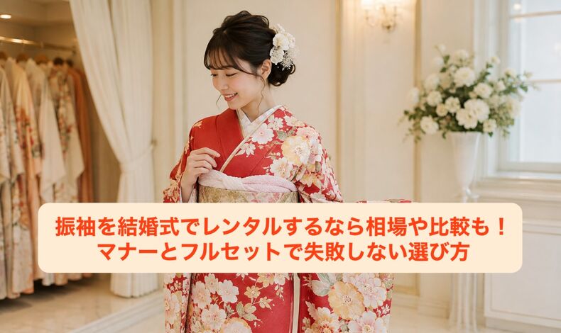 画像9751：結婚式で着用する振袖をレンタルするなら！マナーとフルセットで失敗しない選び方ガイド